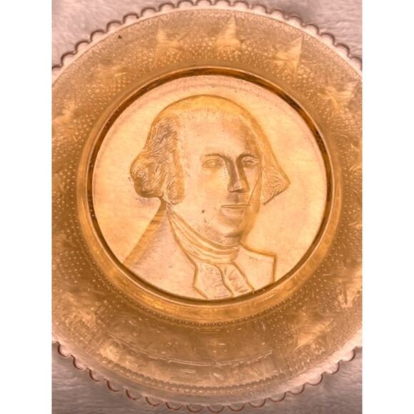 Vintage Lot of (4) Westmoreland 3 1/2" Scalloped Edge Themed Mini Plates - Picture 6 of 9